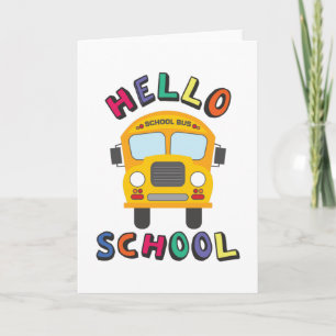 Tarjeta Hola Escuela