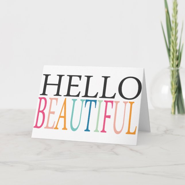 TARJETA HOLA HERMOSOS COMPLIMENTOS EXPRESIONES SENTIMIENTO (Anverso)