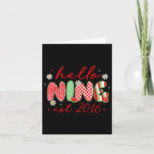 Tarjeta Hola Nove Est 2016 Novena Chica de cumpleaños sand