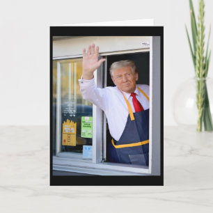 Tarjeta Hola Obtenga Su Hamburguesa Donald Trump Cocina Pa