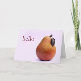 Tarjeta Hola Pear