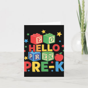 Tarjeta Hola Prek _ Feliz Primer Día De Vuelta Al Colegio