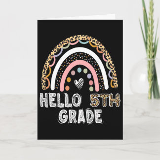Tarjeta Hola Primer Grado 1er Grado De Vuelta Al Colegio