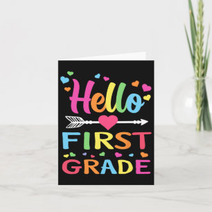 Tarjeta Hola, Primer Grado De Byck Al Profesor De Primer G