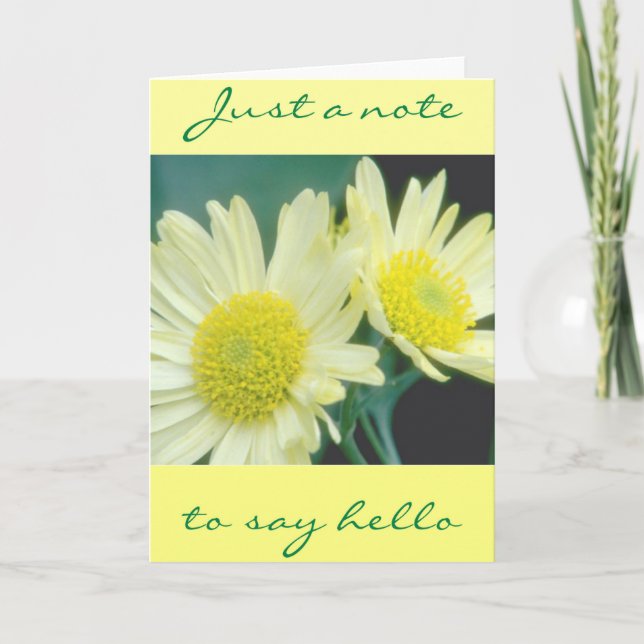 Tarjeta Hola, ráfaga de sol (Anverso)