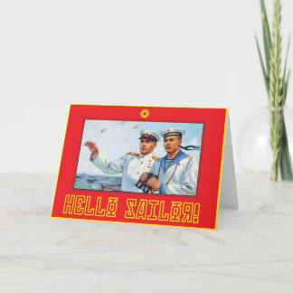 Tarjeta ¡Hola Sailor!