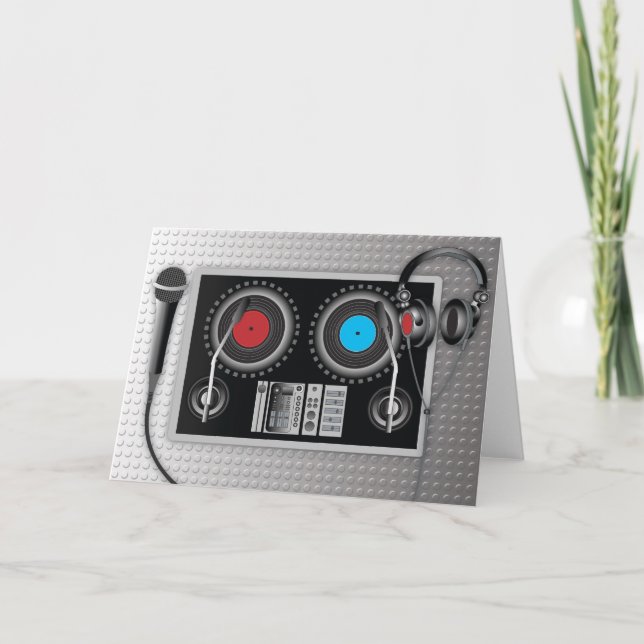 Tarjeta Hola Sr. DJ Card (Anverso)