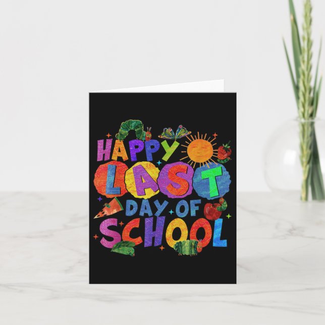 Tarjeta Hola Summer Feliz El Último Día Del Colegio De Mae (Anverso)