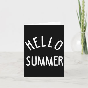 Tarjeta Hola Summer T Funny Summer Vacation Beach Gift Va