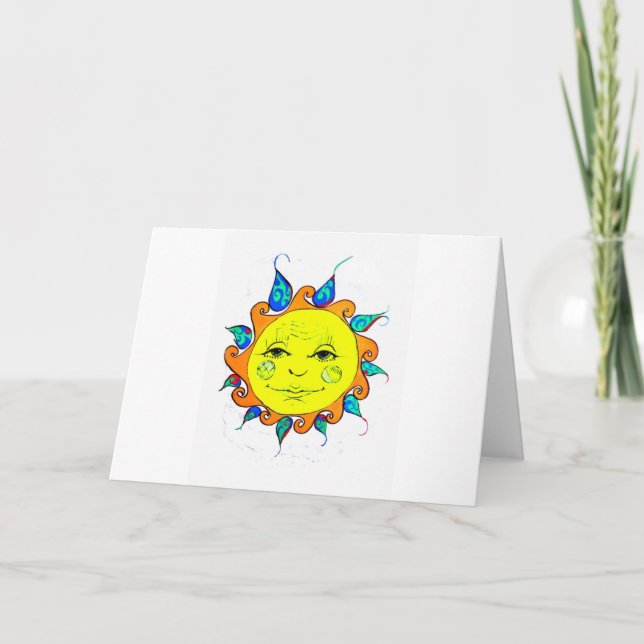Tarjeta Hola Sunshine (Anverso)