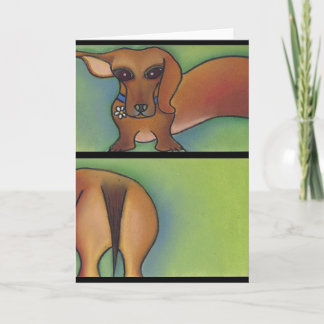 Tarjeta Holandés doble Doxie de Robyn Feeley