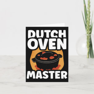 Tarjeta Holandés Oven Master Bbq Iron Metalizado Lover Ove