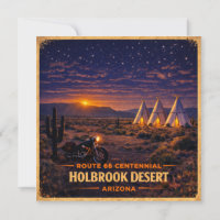 Holbrook Arizona 100 Años Noche del Wigwam del Des