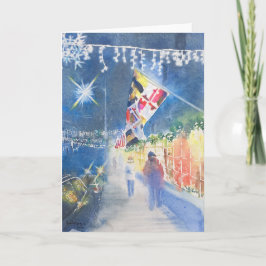 Tarjeta Holiday Card - Blank Inside