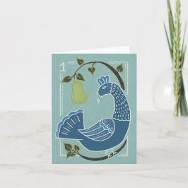 Tarjeta Holiday greeting card, Christmas, 12 days