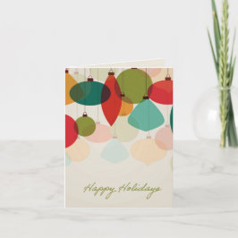 Tarjeta Holiday Ornaments Card