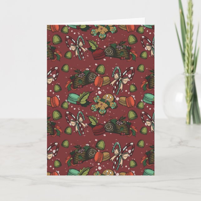 Tarjeta Holiday Sweets- Peppermint (Color) (Anverso)