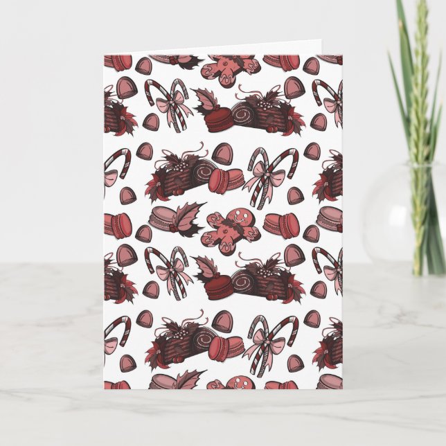 Tarjeta Holiday Sweets- Peppermint (Solid) (Anverso)