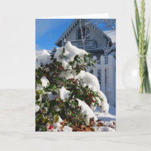 Holly Berries en la nieve - Viñedo de Martha