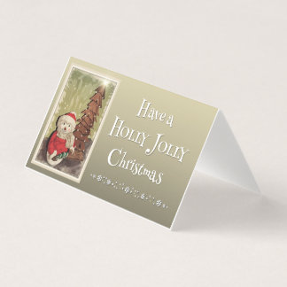 Tarjeta Holly Jolly Christmas