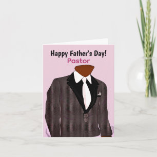 Tarjeta Hombre afroamericano con traje Día del Padre del P
