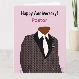 Tarjeta Hombre afroamericano en el aniversario de su pasto