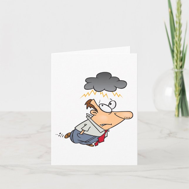 Tarjeta Hombre Bajo Una Nube (Subido por el creador)