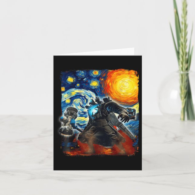 Tarjeta Hombre cámara Videojuego Gráfico Jugador Meme Jueg (Anverso)