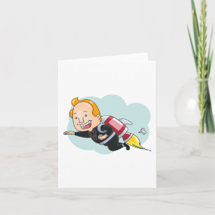 Tarjeta Hombre Cohete