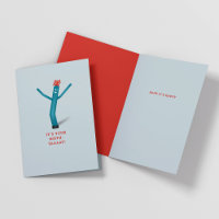 Hombre con globo de Birmania y niños felices cumpl