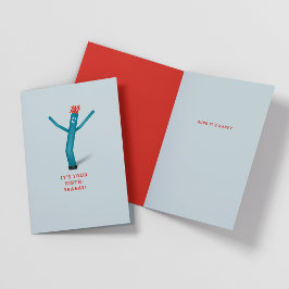 Tarjeta Hombre con globo de Birmania y niños felices cumpl