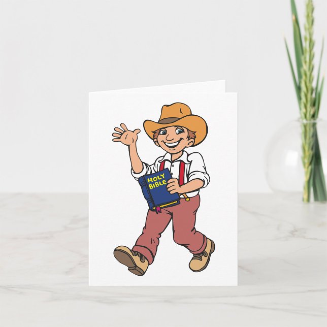 Tarjeta Hombre Con Una Biblia (Subido por el creador)