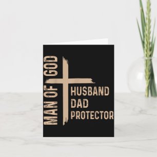 Tarjeta Hombre de Dios Día del Padre Divertido Hombres Mar