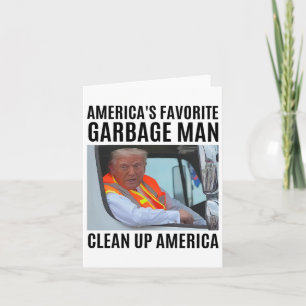 Tarjeta Hombre de jardín favorito de Estados Unidos limpia