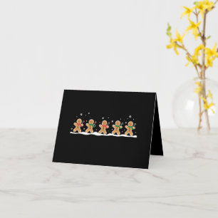 Tarjeta Hombre de Jengibre Lindo Panadero de Navidad Fiest