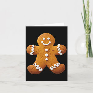 Tarjeta Hombre de pan de jengibre disfraces Navidades dive