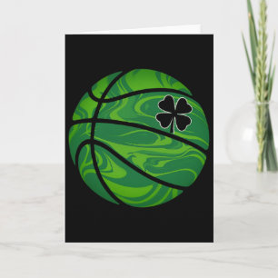 Tarjeta Hombre de trébol del día de San Patricio irlandés