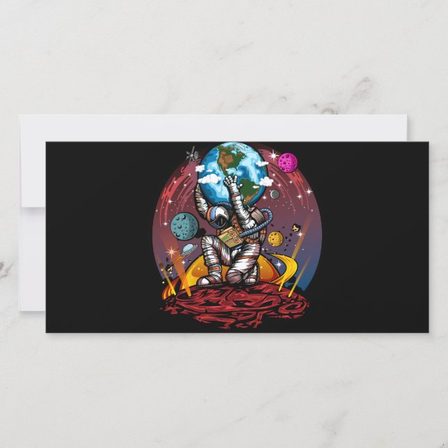 Tarjeta Hombre del espacio de Atlas (Anverso)