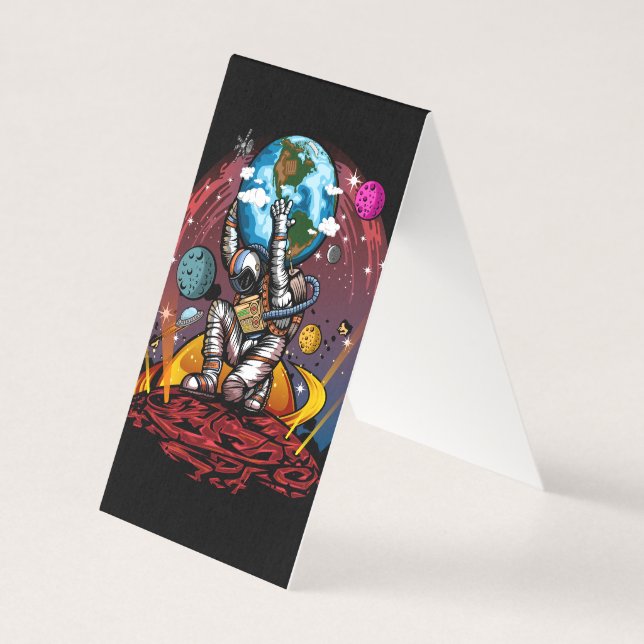 Tarjeta Hombre del espacio de Atlas (Anverso)