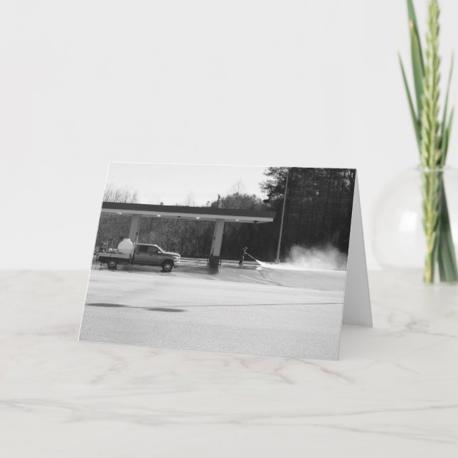 Tarjeta Hombre En El Trabajo / Noir (Anverso)