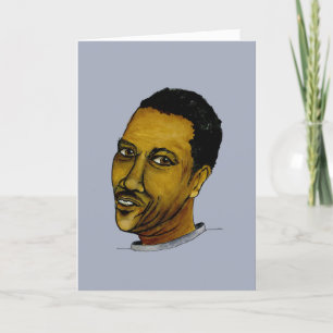 Tarjeta Hombre gracioso jurando secreto