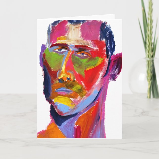 Tarjeta Hombre guapo (Anverso)