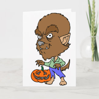 Tarjeta Hombre lobo