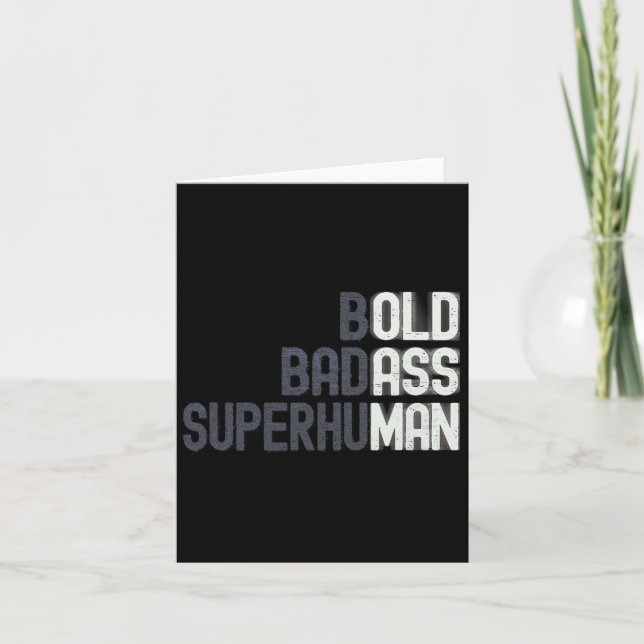 Tarjeta Hombre Mayor Dice Regalo De Bolsa Cumpleaños Para  (Anverso)