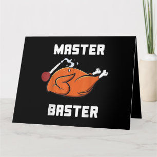 Tarjeta Hombre Mujer Maestro Baster Divertido Pavo Baster