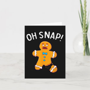 Tarjeta Hombre Oh Snap Regalo Divertido de Galletas de Nav