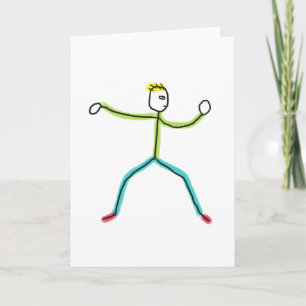 Tarjeta Hombre Palo Tai Chi