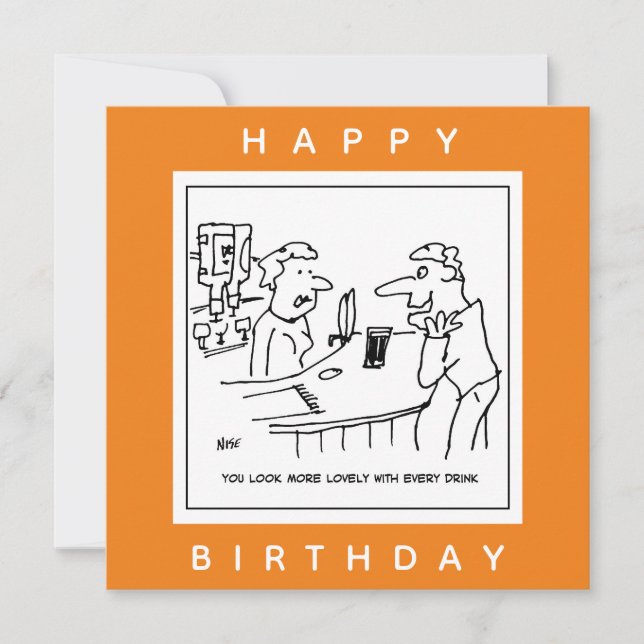 Tarjeta Hombre preparando una camarera en un Personalizado (Anverso)