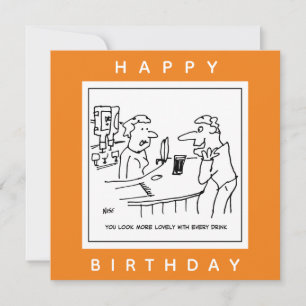 Tarjeta Hombre preparando una camarera en un Personalizado