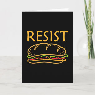 Tarjeta Hombre Sándwich Dc Resiste Lanzador de Sándwich An